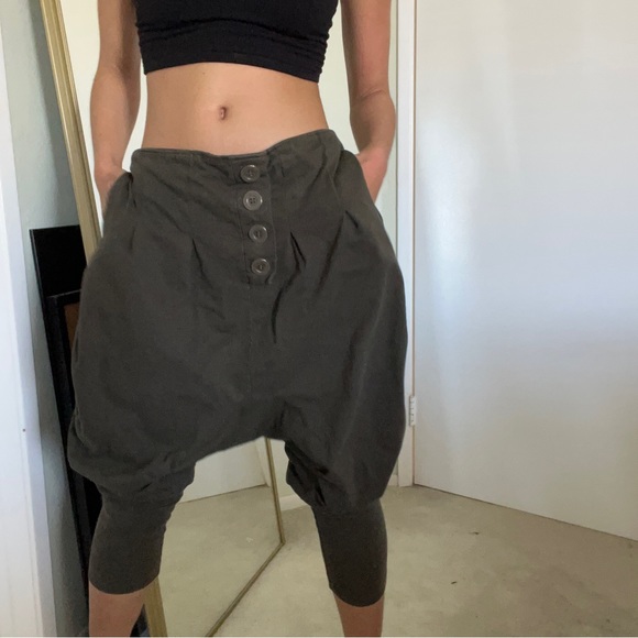 Y2K 90s 80s harem cargo pants - Picture 2 of 4